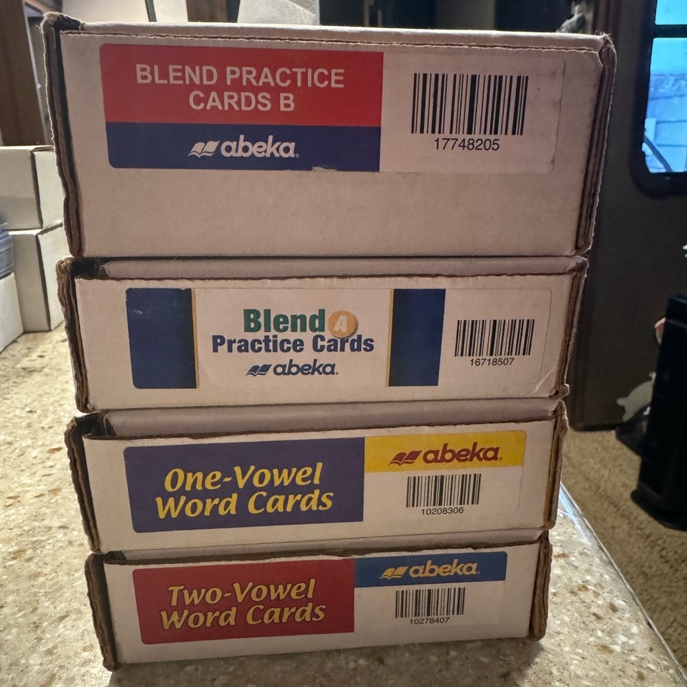 Abeka Academy, Word cards